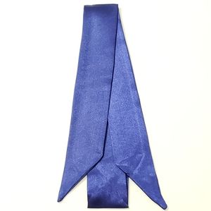 ⤵️⤵️1pc Solid Blue Navy Design Satin Scarves